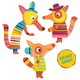 Djeco - Fox Family Painting Set