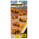 CAT - Metal Machines - Wheel Loader, Excavator & Steam Roller 3pk