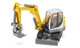 Siku - 3559 - Wacker Neuson ET65 Track Excavator - 1:50 Scale