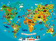 Ravensburger 150pc- Animal World Map Puzzle