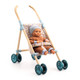 Djeco - Wooden Doll Umbrella Stroller