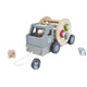 EverEarth - Pull Along Recycling Truck - Pastel