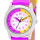 Cactus Time Teacher - Kids Watch - Pink/Yellow with Flowers