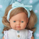 Miniland Doll 38cm - Caucasian Dark Blonde Girl Baby Doll (Undressed)