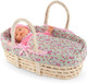 Corolle Mon Grand Poupon - Floral Wicker Baby Basket  for 36/42cm Dolls