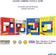 Mondrian Blocks game in assorted colours