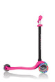 Globber GO UP SPORTY Lights Convertible Scooter - Pink