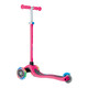 Globber PRIMO V2 Scooter with Lights and Griptape - Fuchsia / Sky Blue