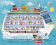 Janod - Cruise Ship Dual Suitcase - 2 Puzzles *Slightly Faded packaging*