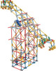 K'Nex - 3-In-1 Amusement Park 744 Pieces, 3Builds