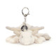 Jellycat - Snow Dragon Bag Charm