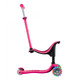 Globber GO UP SPORTY with Lights Scooter - Fuchsia Pink/ Dark Pink V4