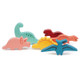 Mentari - Happy Stacking Dinosaurs Set & Bag