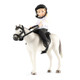 Lundby - Girl and Horse with Riding Tackle
