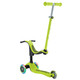 Globber GO UP SPORTY with Lights Scooter - Lime Green/Khaki V4