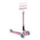Globber - ECOLOGIC  PRIMO FOLDABLE Scooter With Lights - Berry