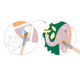 Djeco - Wild Ones Animal Palette Painting Set