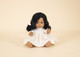 Mini Colettos – Black Hair Girl Doll - Aurora 34cm