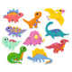 Djeco - Dinosaur Duo Puzzle - 10 x 2pc