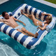 Sunnylife - Luxe Twin Hammock Float - Le Weekend Navy Stripe