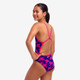 Funkita - Girl's Single Strap One Piece Swimmers - Pinky Palms