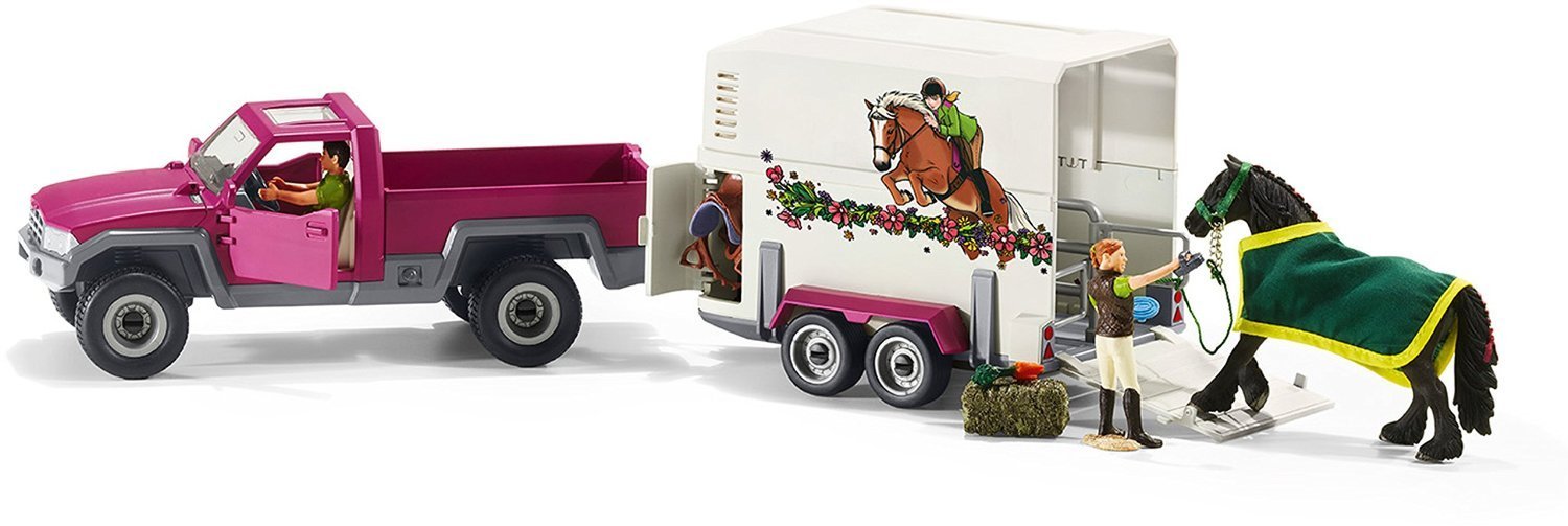 schleich horse box and jeep