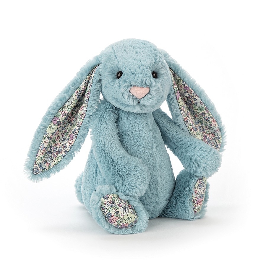 jellycat blossom bunny medium silver