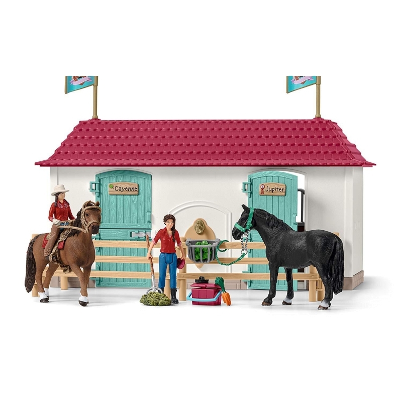 horse and stable playset