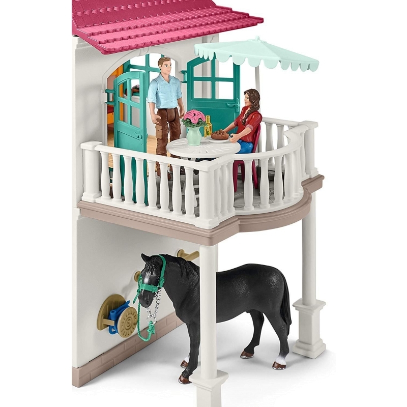 Schleich Horse Club - Large Horse Stable with House and Stable 42416