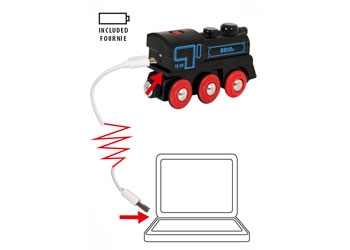 BRIO Rechargeable Engine with Mini USB Cable 33599