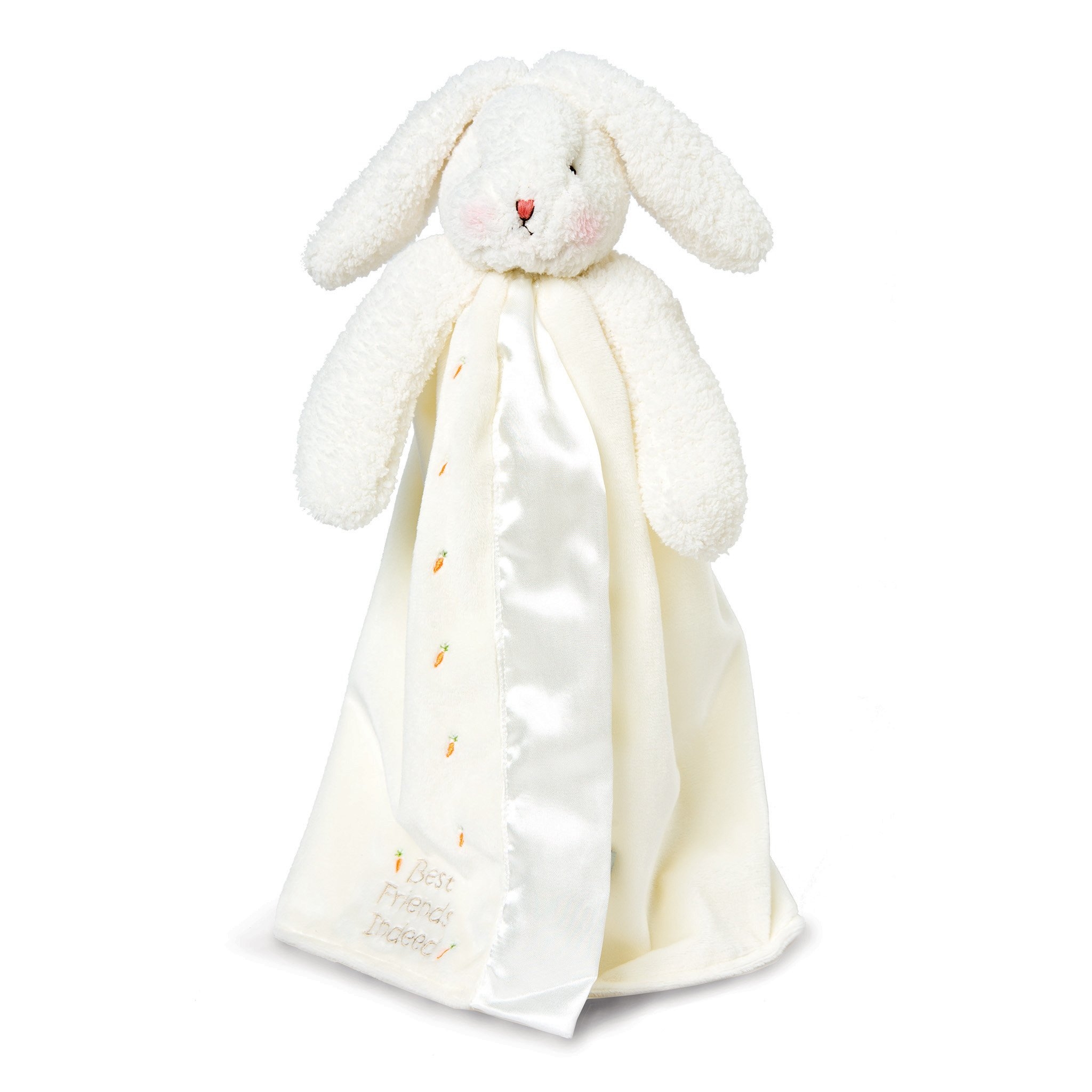 bunnies by the bay buddy blanket 40cm white bunny bun bun
