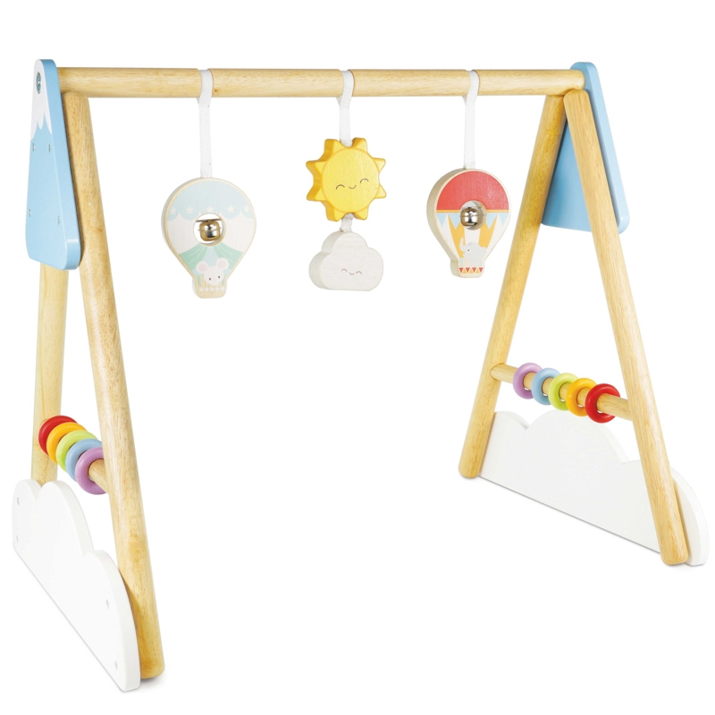 wooden baby gym mamas and papas