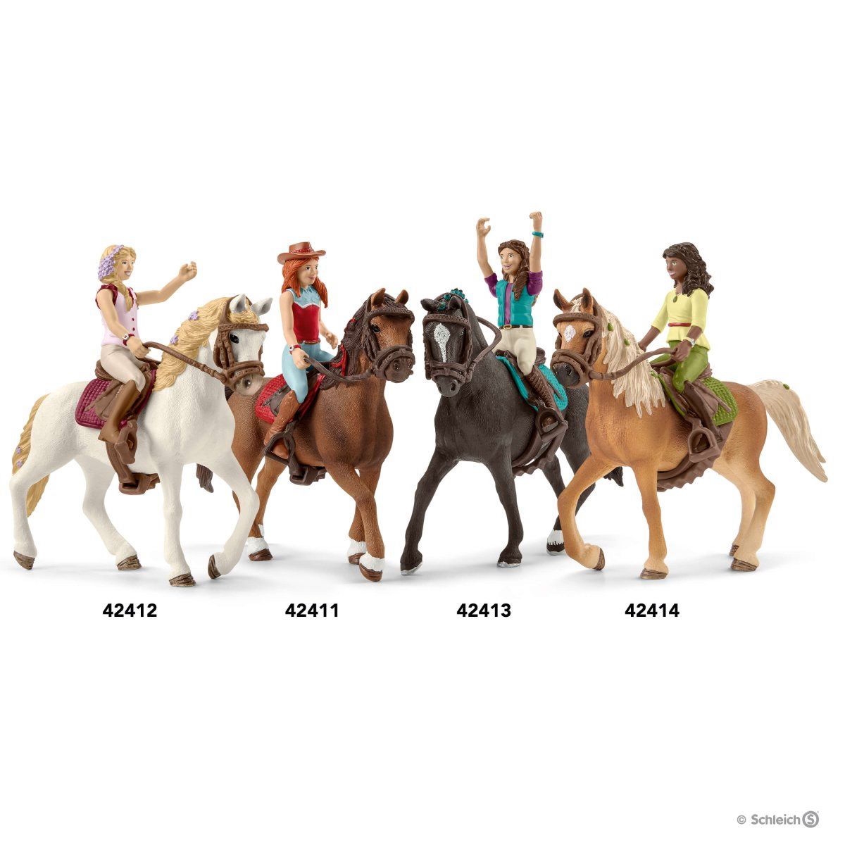 schleich quarter horse family