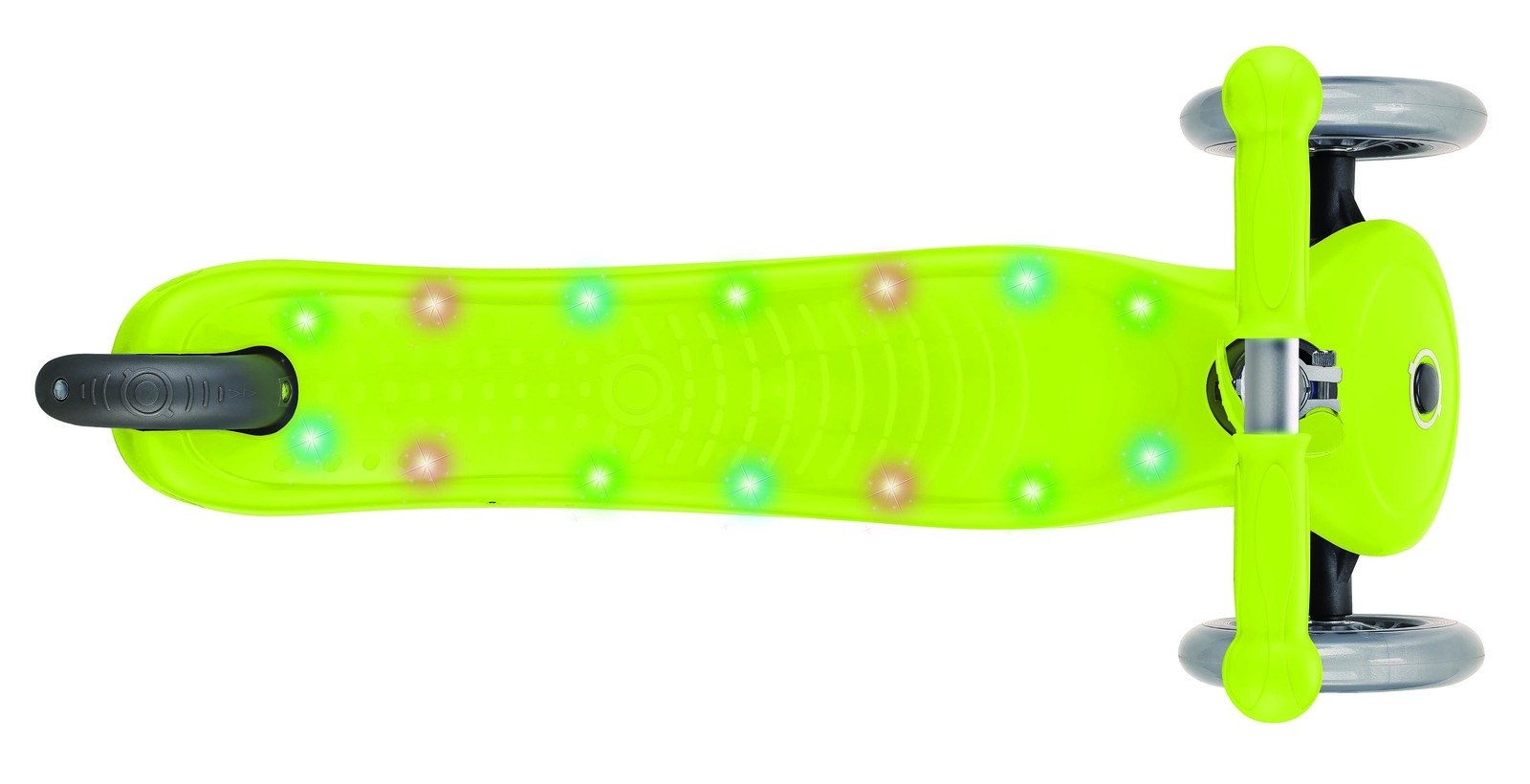 Globber Primo Starlight with Light Up Deck - Lime Green