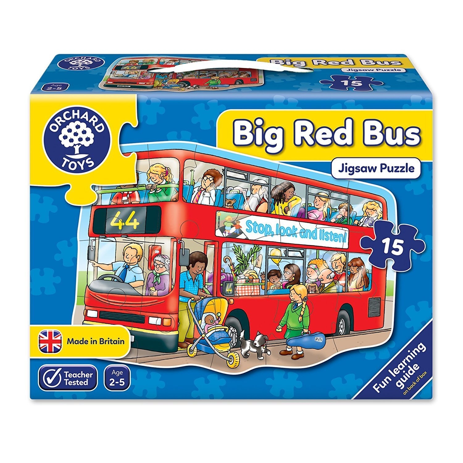 red bus toy box