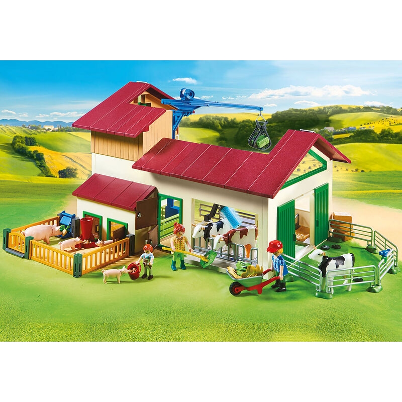 playmobil farm animals