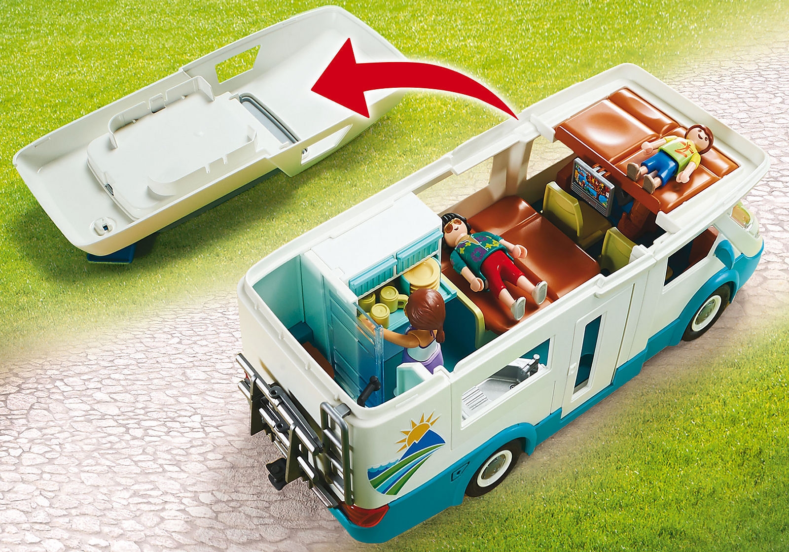 playmobil toy camper van