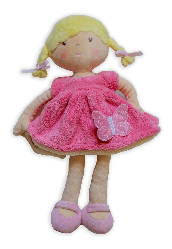 blonde plush doll