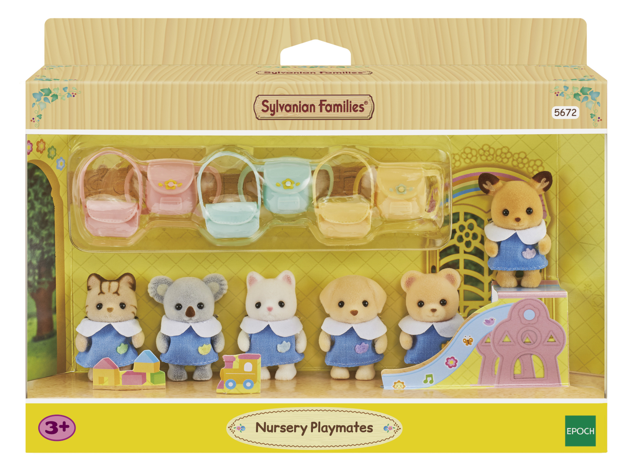 Sylvanian Families Rainbow Fun Nursery Bus Playset