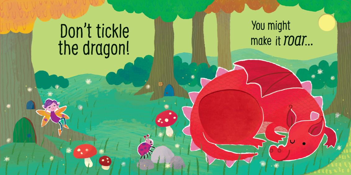 Usborne Touchy-Feely Sounds Book - Don't Tickle the Dragon