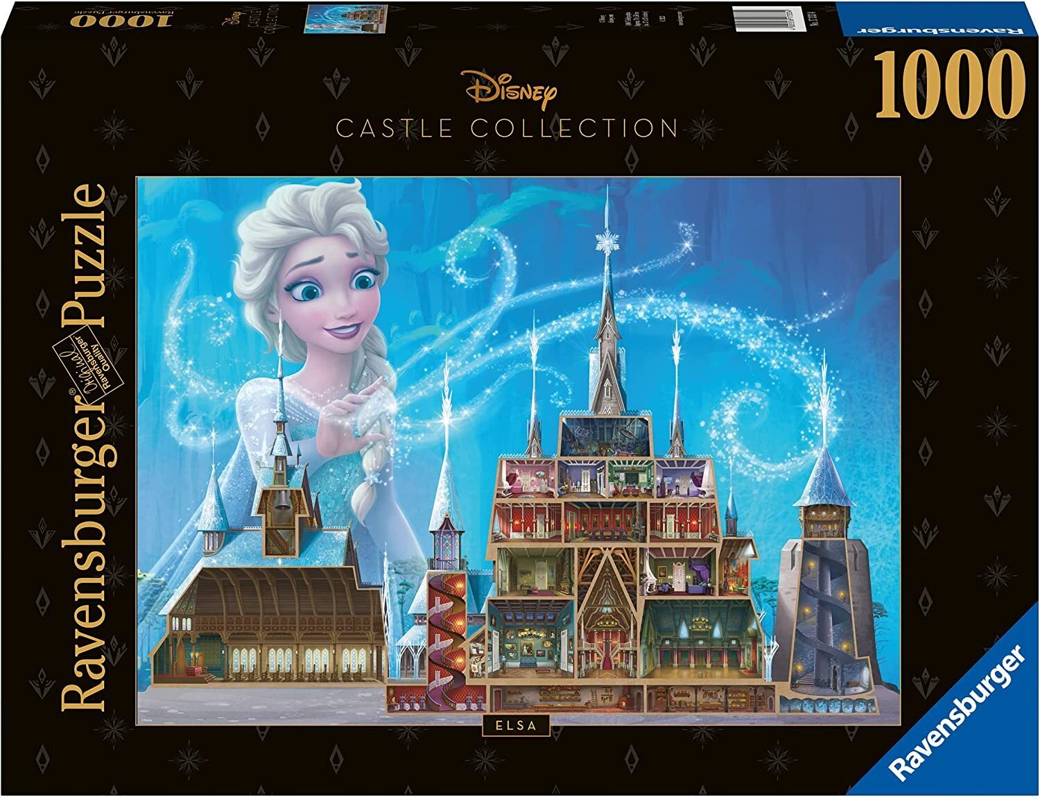 Ravensburger 1000pc - Disney Castles - Elsa Puzzle | Sale on now!