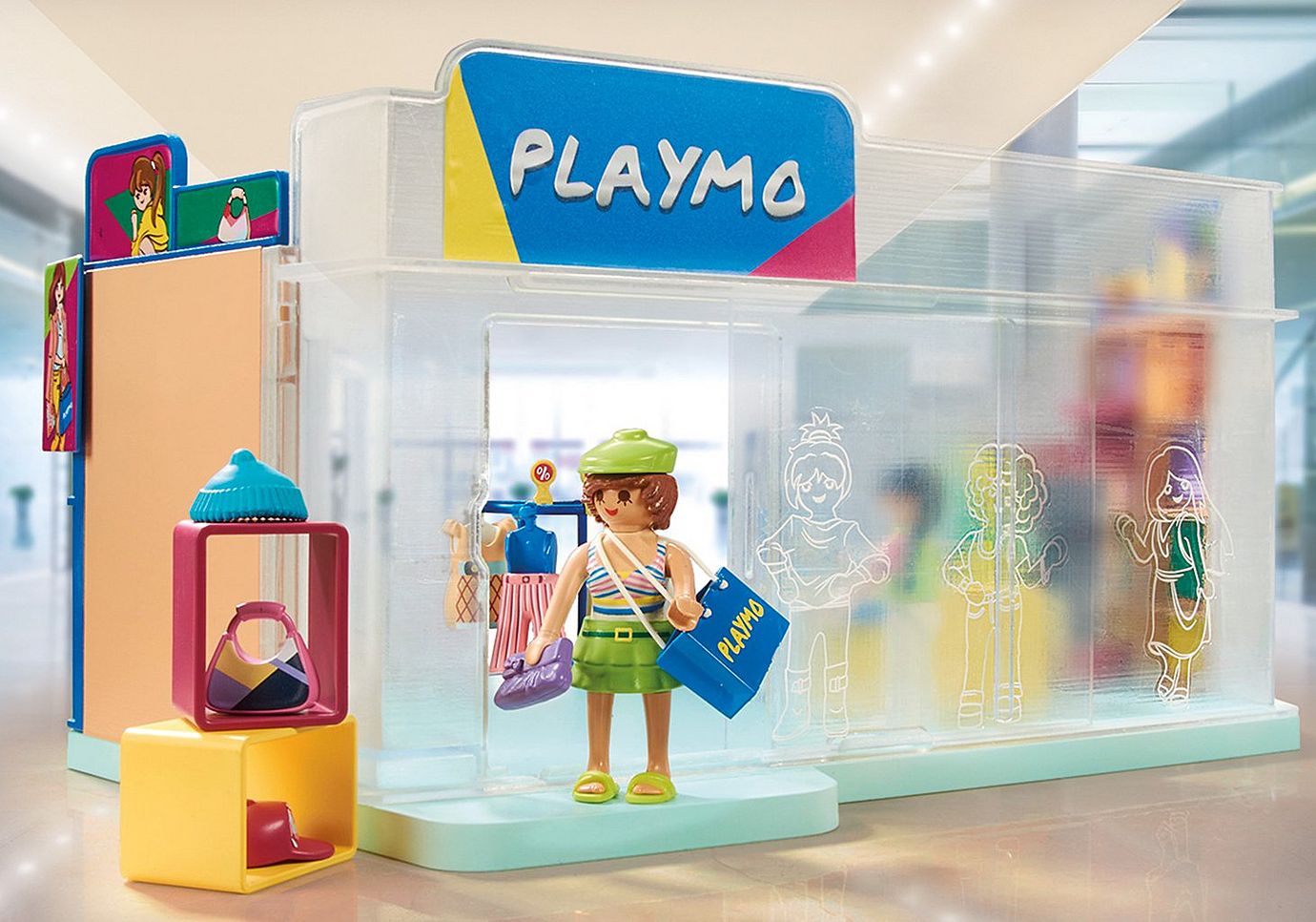Playmobil Mall Extension Playmobil My Life Fashion Store 71534