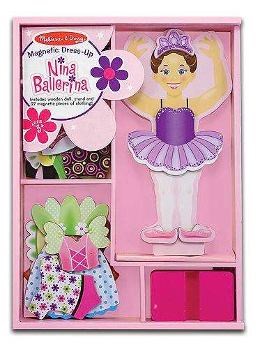 Melissa Doug- Nina Ballerina Magnetic Dress-Up Set