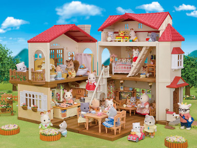 Sylvanian Families Red Roof Country Home with Attic 5708 1