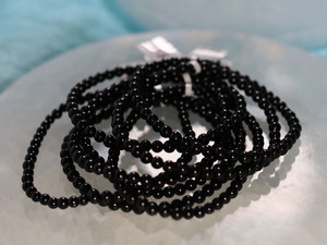 Black Tourmaline - 4mm Round Black Tourmaline - 4mm Round