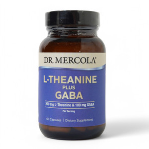 Dr. Mercola L-Theanine + GABA 200mg/100mg | Stress Relief & Sleep Support