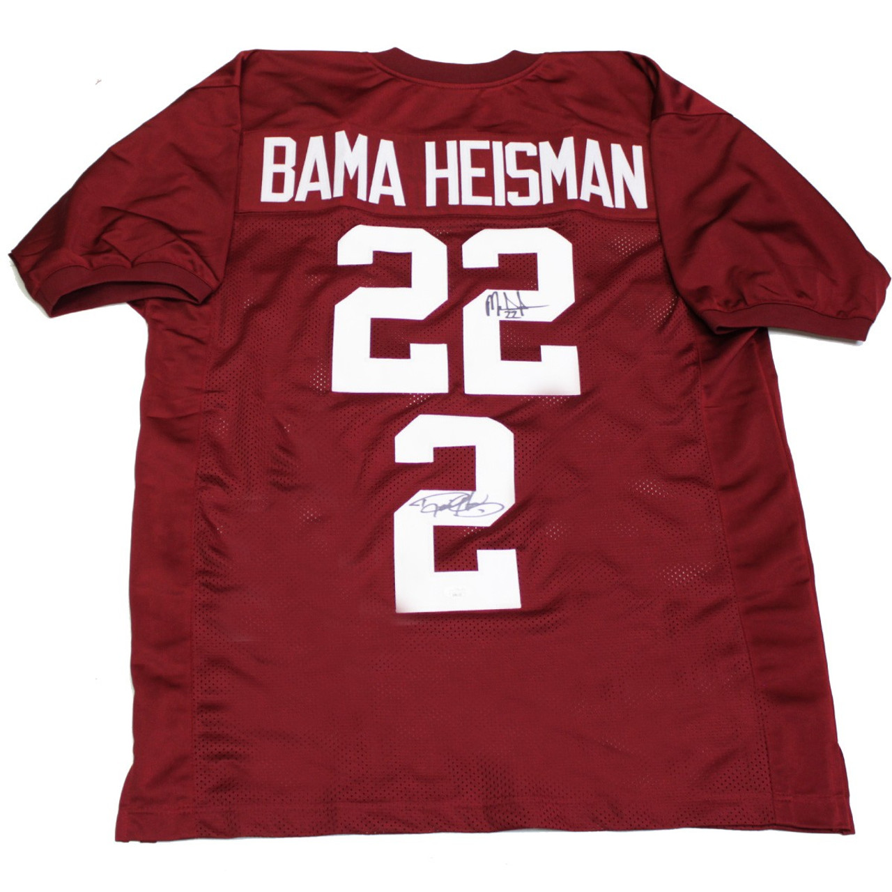 Alabama Heisman Winners Derrick Henry and Mark Ingram Autographed Signed  Custom Jersey - Certified Authentic