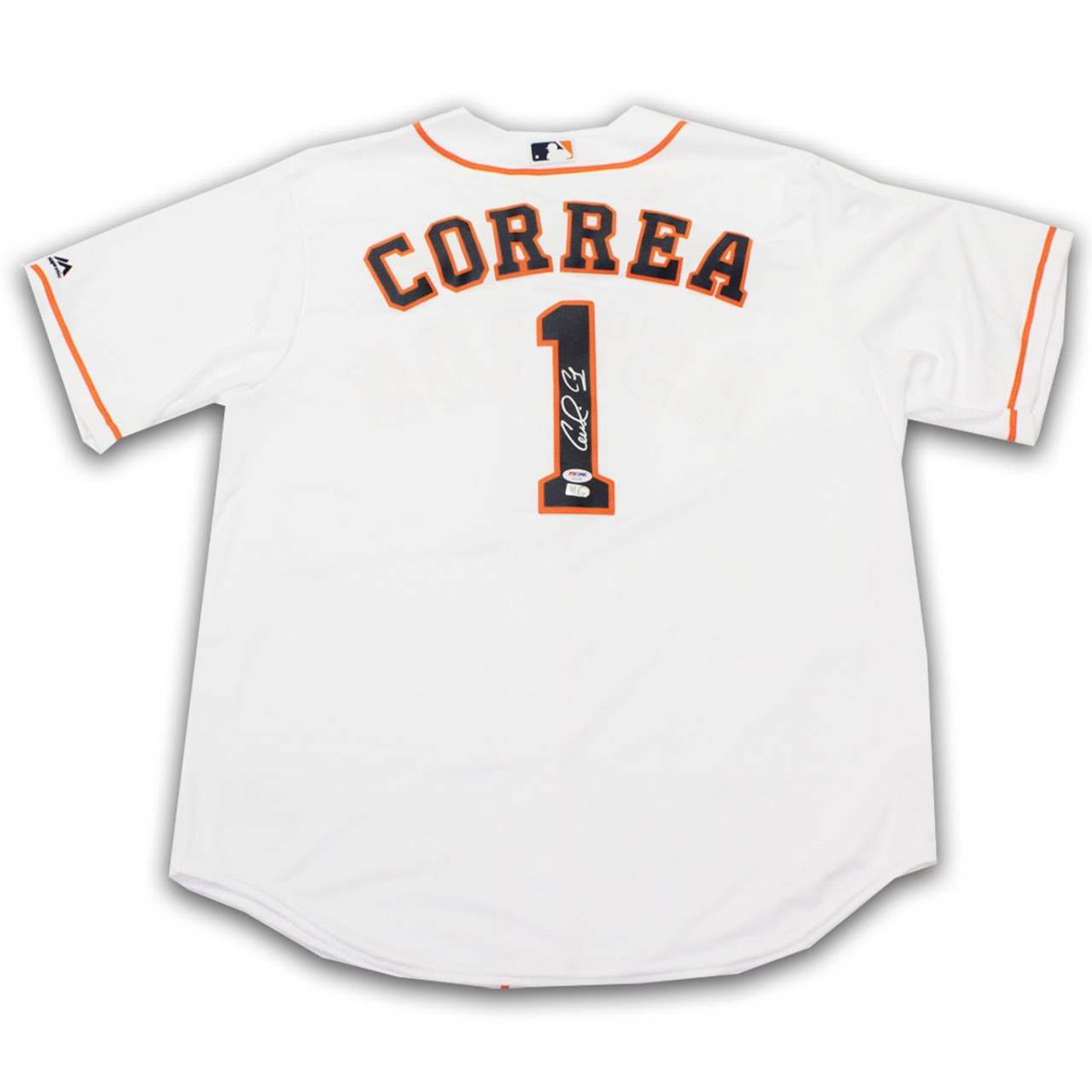 Carlos Correa Autographed Houston Astros White Baseball Jersey - PSA/DNA
