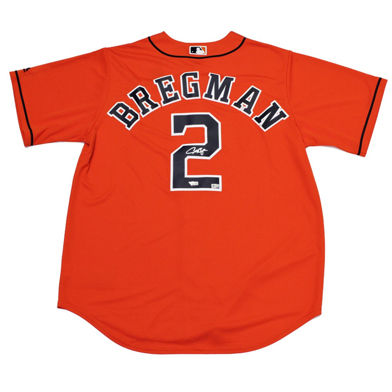 Alex Bregman Autographed Houston Astros Orange Baseball Jersey - Fanatics