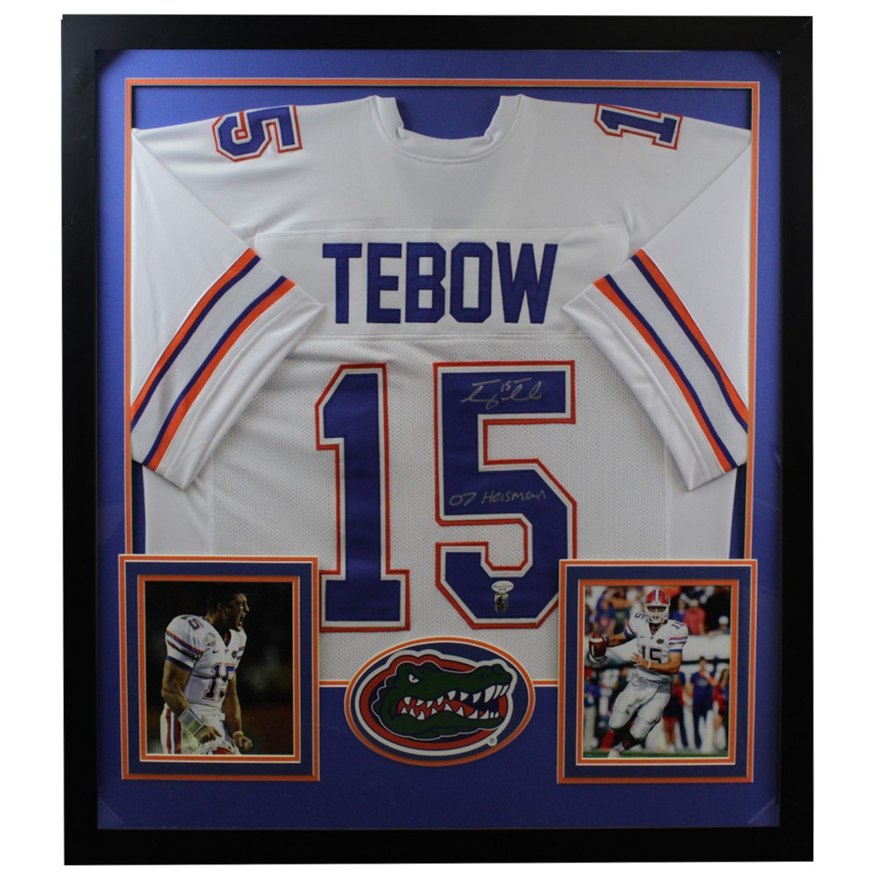 Tim Tebow Signed Florida Gators Framed Premium Deluxe Jersey - Seller -  Prime One Sports